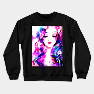 Graphic Pop Art Female Crewneck Sweatshirt